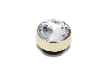 CrocsGold Clear Gem