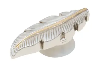CrocsSilver And Gold Feather