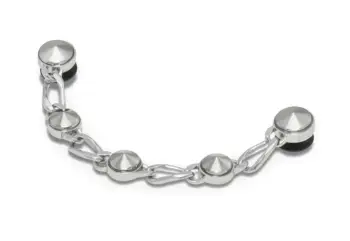 CrocsSilver Luxe Studded Chain