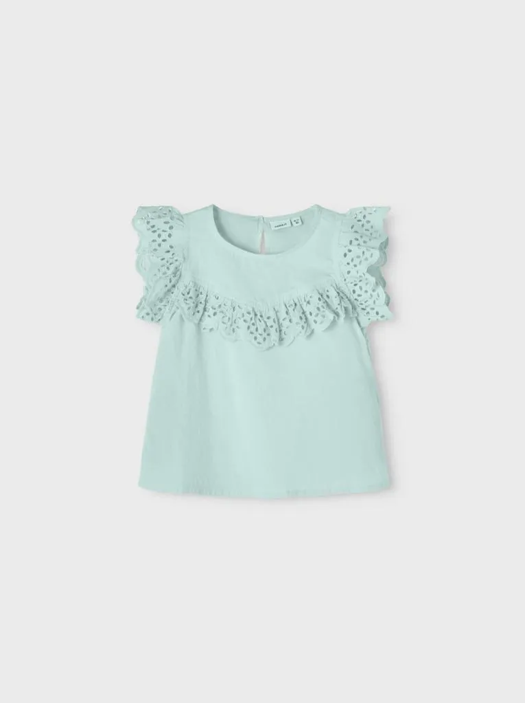 Ni Bluze Me Menge Te Shkurta 2207 - 5