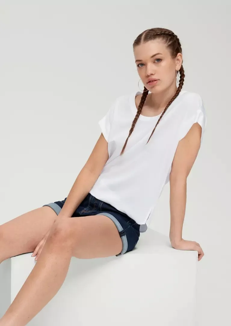 So Bluze Me Menge Te Shkurta 2306 - 4