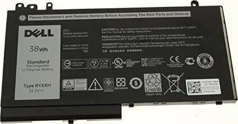 Bateri laptopi Dell, 38Wh, Lithium ion, e zezë - 1