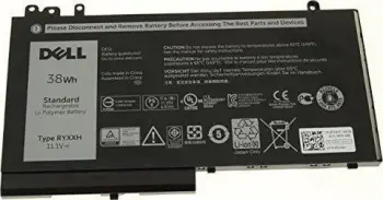 Bateri laptopi Dell, 38Wh, Lithium ion, e zezë