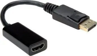 Kabllo adapter DisplayPort në HDMI Value 12.99.3138, 0.15 m, e zezë