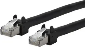Kabllo rrjeti METZ CONNECT 13084F0500 E, Cat5e, 0.5m, S UTP, e zezë