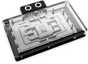 Bllok uji për kartë grafike Alphacool Core GeForce RTX 5090 Suprim Vanguard ARGB, bakër i kromuar, aRGB, transparent