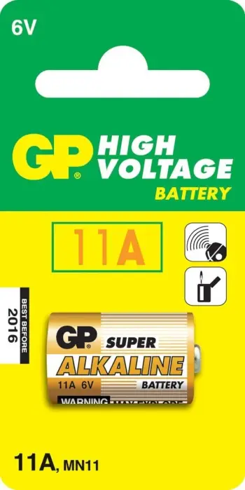 Bateri alkaline GP 11A, 6V, paketim 1 copë