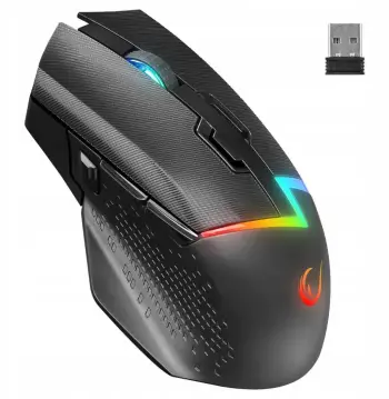 Maus gaming Rampage Drop M3 V2, wireless, 24000 DPI, RGB, i zi