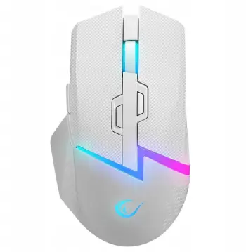 Maus gaming Rampage Drop M3 V2, wireless, 24000 DPI, i bardhë