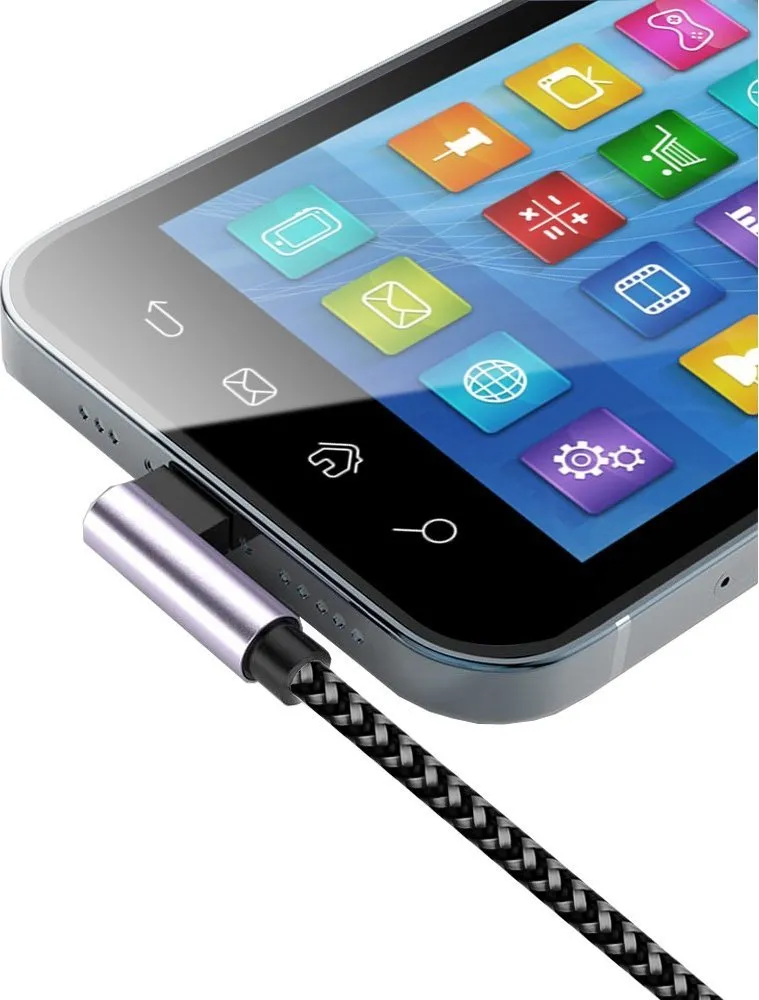 Kabllo USB Techly, USB A 2.0 në USB C 3A, 0.5m, antracit - 2