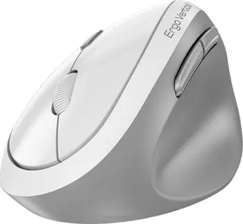 Maus vertikal Genius Ergo 8350S, pa kabllo, 2400 DPI, i bardhë gri