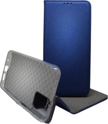 Mbulesë telefoni Dual Pocket për Xiaomi Redmi Note 13 Pro 4G, me xhepa për karta, blu e errët