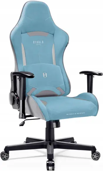Karrige gaming Diablo X-Starter, ergonomike, me rrota, e kaltër