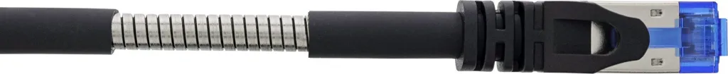 Kabull rrjeti InLine Patch Cable Armored, Cat.6A, U FTP, 15m, i zi - 2
