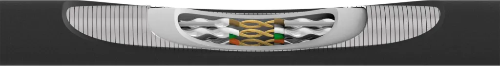 Kabull rrjeti InLine Patch Cable Armored, Cat.6A, U FTP, 15m, i zi - 3