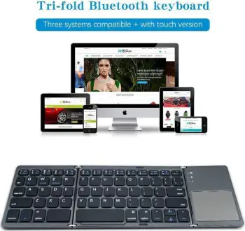 Tastierë Bluetooth CoreParts MSPP8044, e palosshme, portative, e zezë