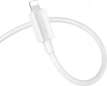 Kabllo karikimi Hoco X107, Type C në Lightning, 27W PD, 1m, e bardhë