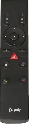 Telekomandë HP Poly Studio R30, Bluetooth, për video bar USB, e zezë