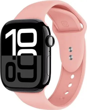 Rrip ore Crong Liquid për Apple Watch 38/40/41/42mm, silikon, ngjyrë salmon