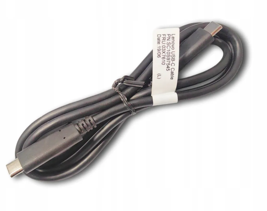Kabllo Lenovo USB C, 2m, 5Gbps, e zezë - 1