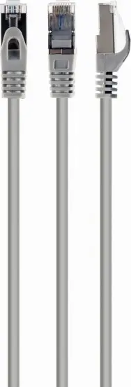 Kabllo rrjeti Gembird Cablexpert, CAT 6a S FTP, 7.5 m, gri