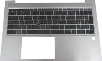 Kapak dhe tastierë laptopi HP M21677 FL1, backlit, pjesë origjinale, e zezë