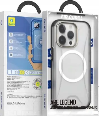 Mbulesë telefoni BlueO APE Legend, për iPhone 15 Pro Max, MagSafe, e zezë