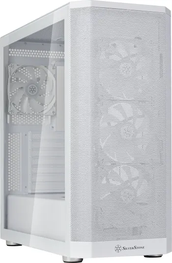 Kuti kompjuteri SilverStone FARA 514X, mid tower, xham i temperuar, e bardhë