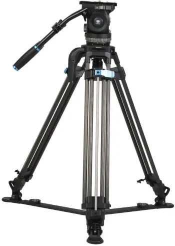 Tripod SIRUI One-Step Twin-Leg Kit VHS18, fibra karboni, tas gjysmë sferik 100mm, i zi