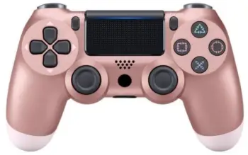 Gamepad Roger DualShock 4 V2, pa tel, për PS4, gold rose