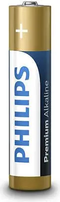 Bateri alkaline Philips Premium Alkaline AAA, set 4 copë