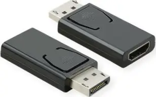 Adapter kabllo Value 12.99.3158, DisplayPort në HDMI, Full HD, i zi