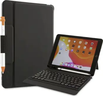 Tastierë me mbrojtëse LMP ProtectCase për iPad 10.2 7–9 Gen, lidhje Bluetooth, layout CH, e zezë