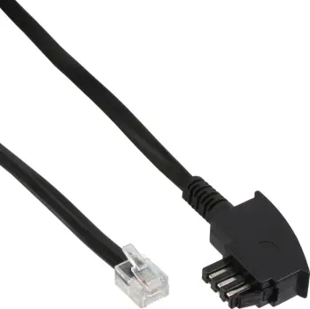 Kabllo lidhës InLine TAE N/S në RJ12, 15m, i bardhë
