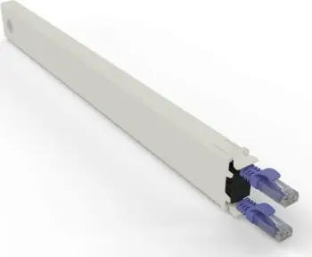 Kasetë menaxhimi kabllosh PATCHBOX .one, 8RU, UTP Cat 6a, vjollcë