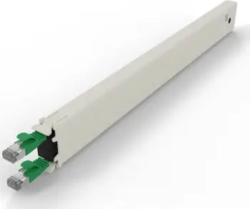 Kasetë kabllosh PATCHBOX .one, 8RU, STP Cat6a, e gjelbër