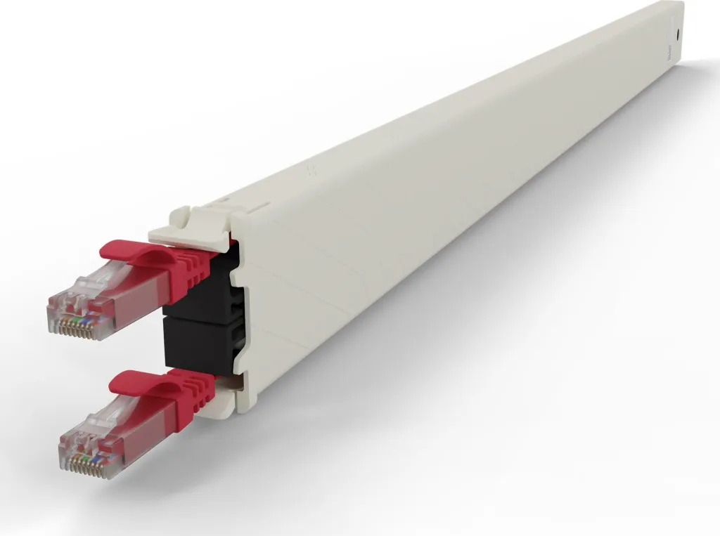 Kasetë menaxhimi kabllosh PatchBox One, 30RU, UTP Cat 6a, e kuqe - 3