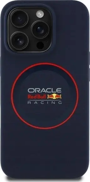 Mbulesë telefoni Red Bull RBHMP14L24SIILVR, për iPhone 14 Pro 6.1", silikon, blu e errët