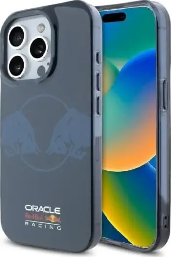 Mbulesë telefoni Red Bull IML Two Bulls MagSafe për iPhone 15 Pro Max, navy blue