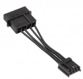 Kabllo adaptuese Kolink KL-AC-MF01, Molex në 4-pin floppy, 0.05m, e zezë