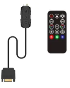Kontroller AsianHorse AURA TO SATA ARGB