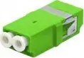 Adapter fibër optike ALANTEC LC APC, single mode, duplex, jeshile