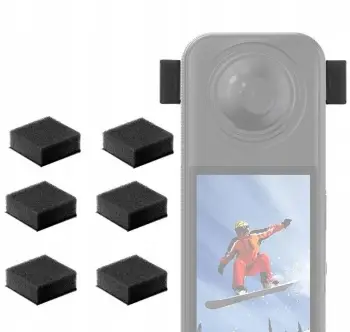 Set sfungjerë mikrofoni PULUZ PU775B, 6 copë, për Insta360 X5 X4 X3, i zi