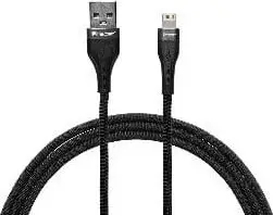 Kabllo karikimi TRACER USB A në Lightning, 1m, 48W, e zezë