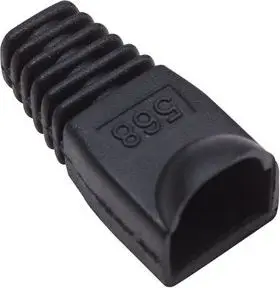 Mbulesë prizë RJ45 Intellinet 504355, 6.2mm, set 10 copë, e zezë