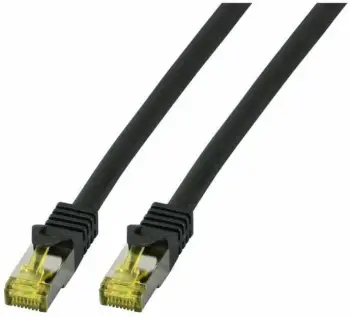 Kabllo rrjeti Delock RJ45, Cat.6A S FTP, 0.15 m, LSZH, e zezë