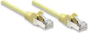 Kabllo rrjeti Manhattan Patch Cord CAT6 UTP 0.5m, RJ45, 100% bakër, e verdhë