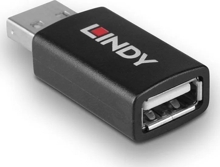 Adapter USB Lindy 71263, gender changer Type A në Type A, i zi - 2