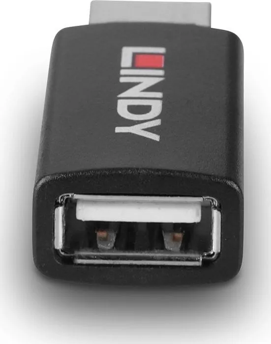 Adapter USB Lindy 71263, gender changer Type A në Type A, i zi - 4