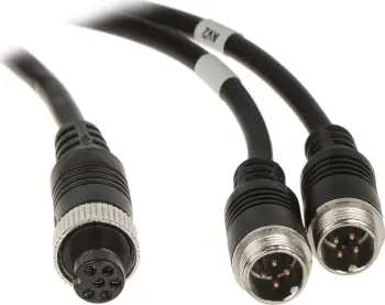 Kabllo industriale Autone ATE AVIA 2AVIA, M12 6 pin në M12 4 pin, 0.25 m